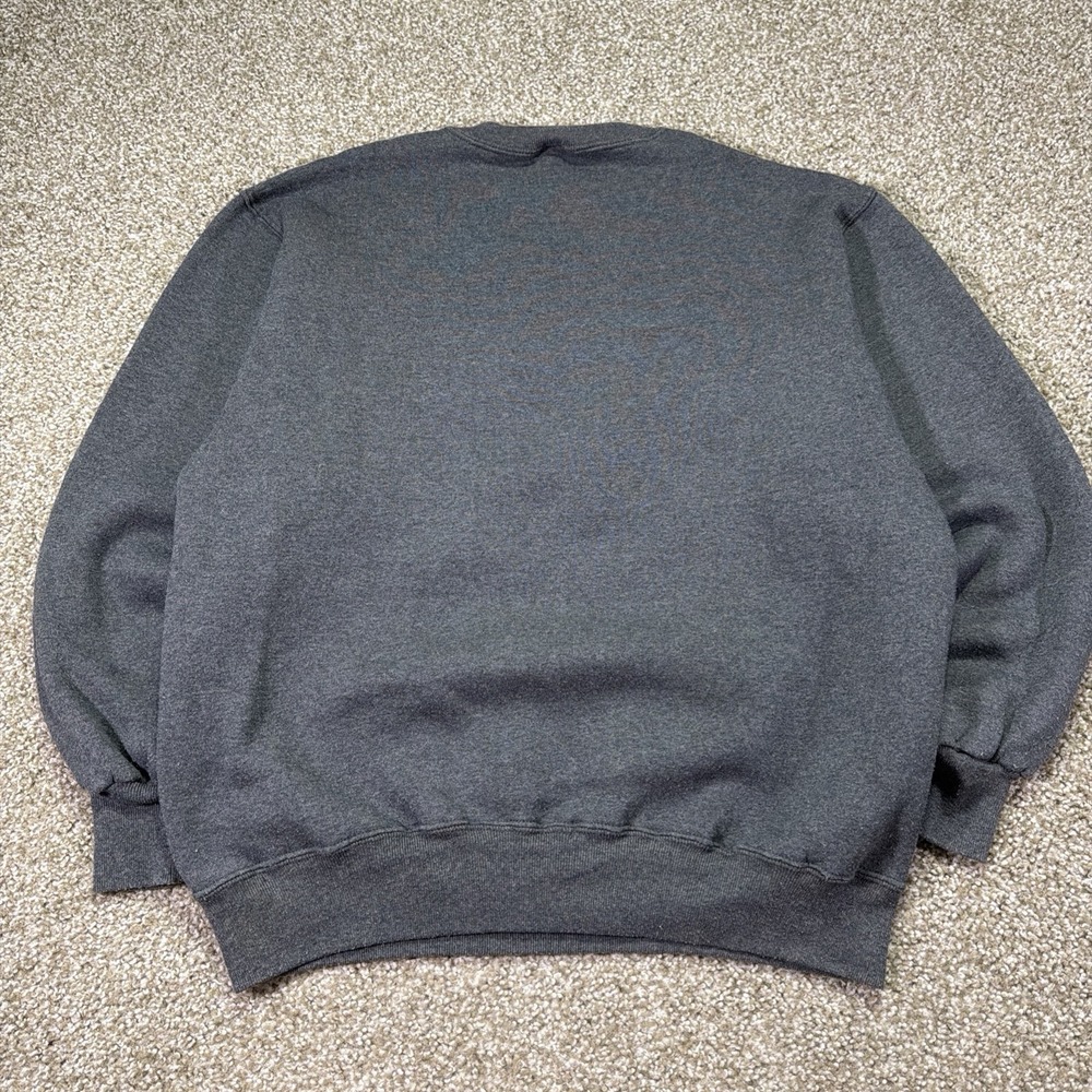 Alabama Crimson Tide Sweatshirt Vintage 80s Large Jerzees Gray Essential Retro - Picture 4 of 6